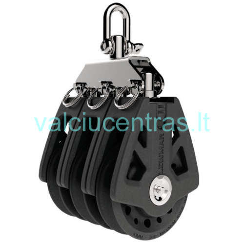 LEWMAR trigubas blokas su šekeliu 50-72mm LEWMAR trigubas blokas su šekeliu 50-72mm